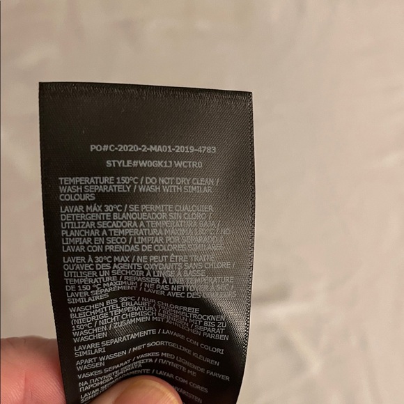 Guess Vibrant Lime and Black Patterned Long Sleeve Dress - Picture 12 of 12